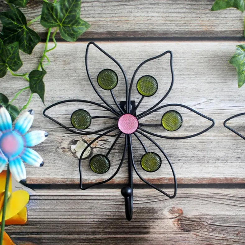 3 Pcs - Metal Petal Flower Wall Hook