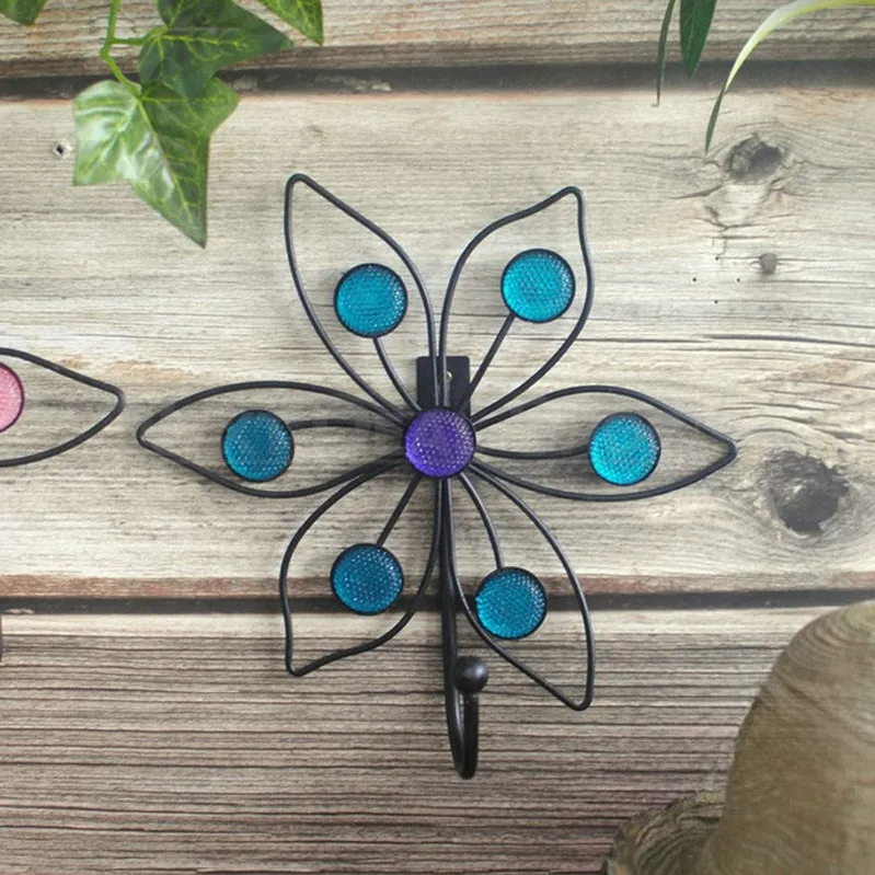 3 Pcs - Metal Petal Flower Wall Hook