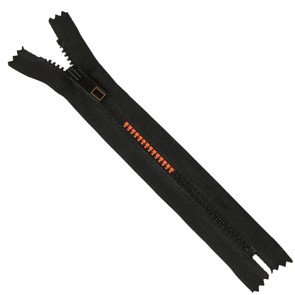 #5 Strong & Durable Closed-End Molded Plastic Sports Zipper
