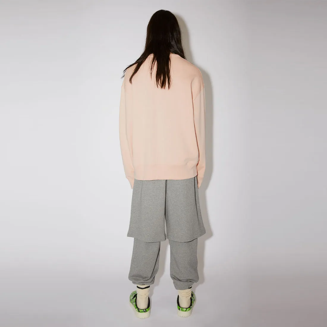 Acne Studios Crew Neck Sweatshirt Powder Pink