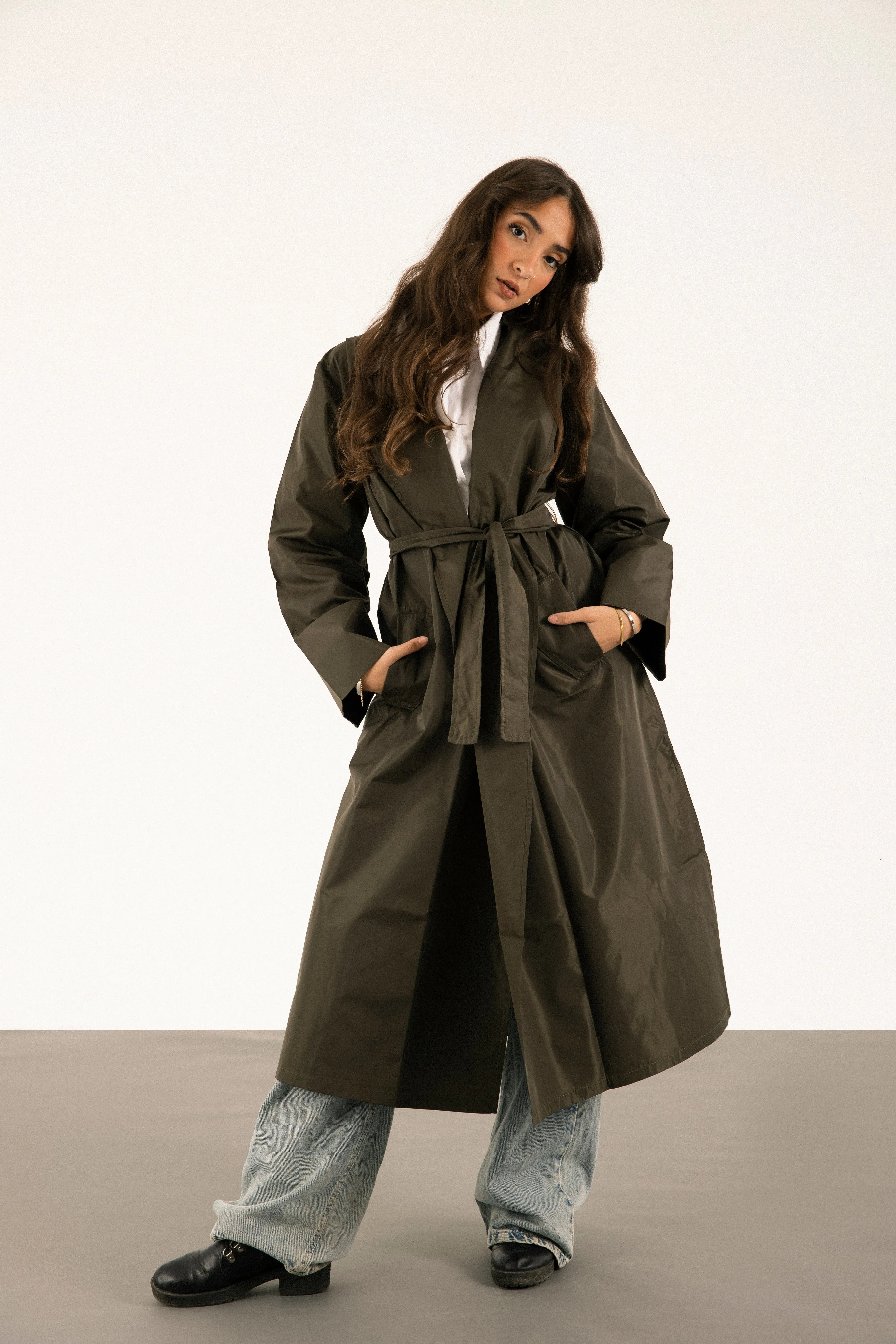 All-Weather Hustle Coat in Olive