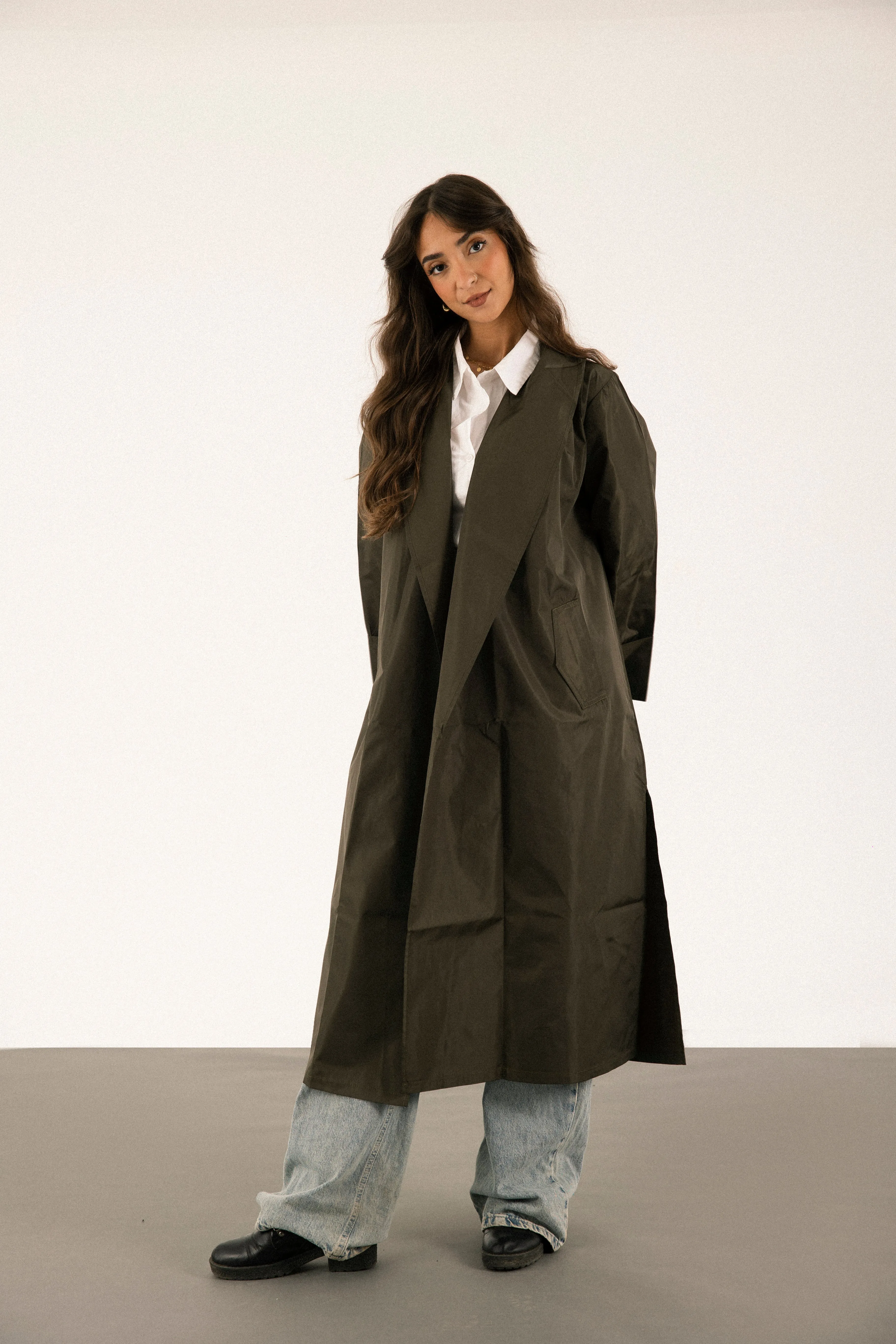 All-Weather Hustle Coat in Olive