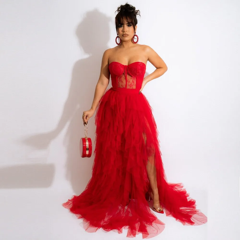 ANJAMANOR Elegant Sexy Dresses