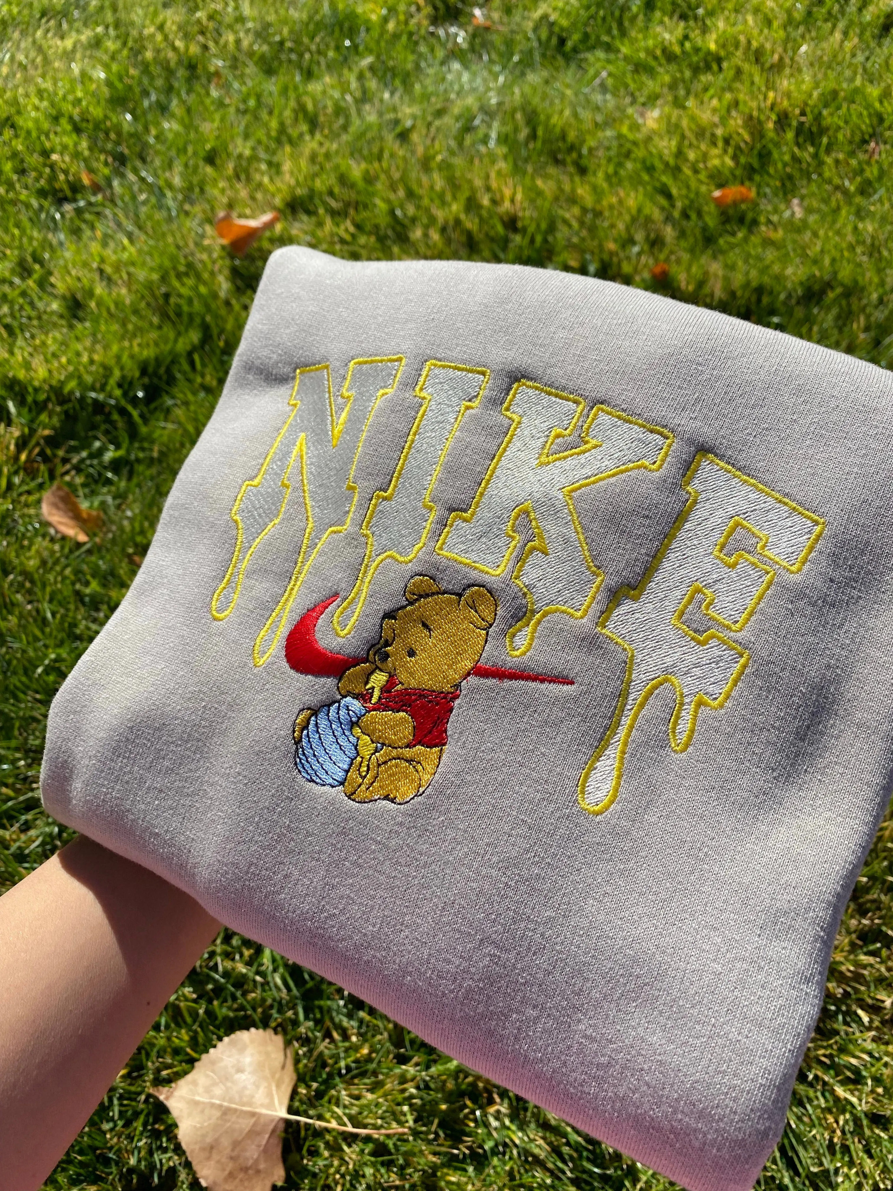 Bear Embroidered Sweatshirts, Gifts for her