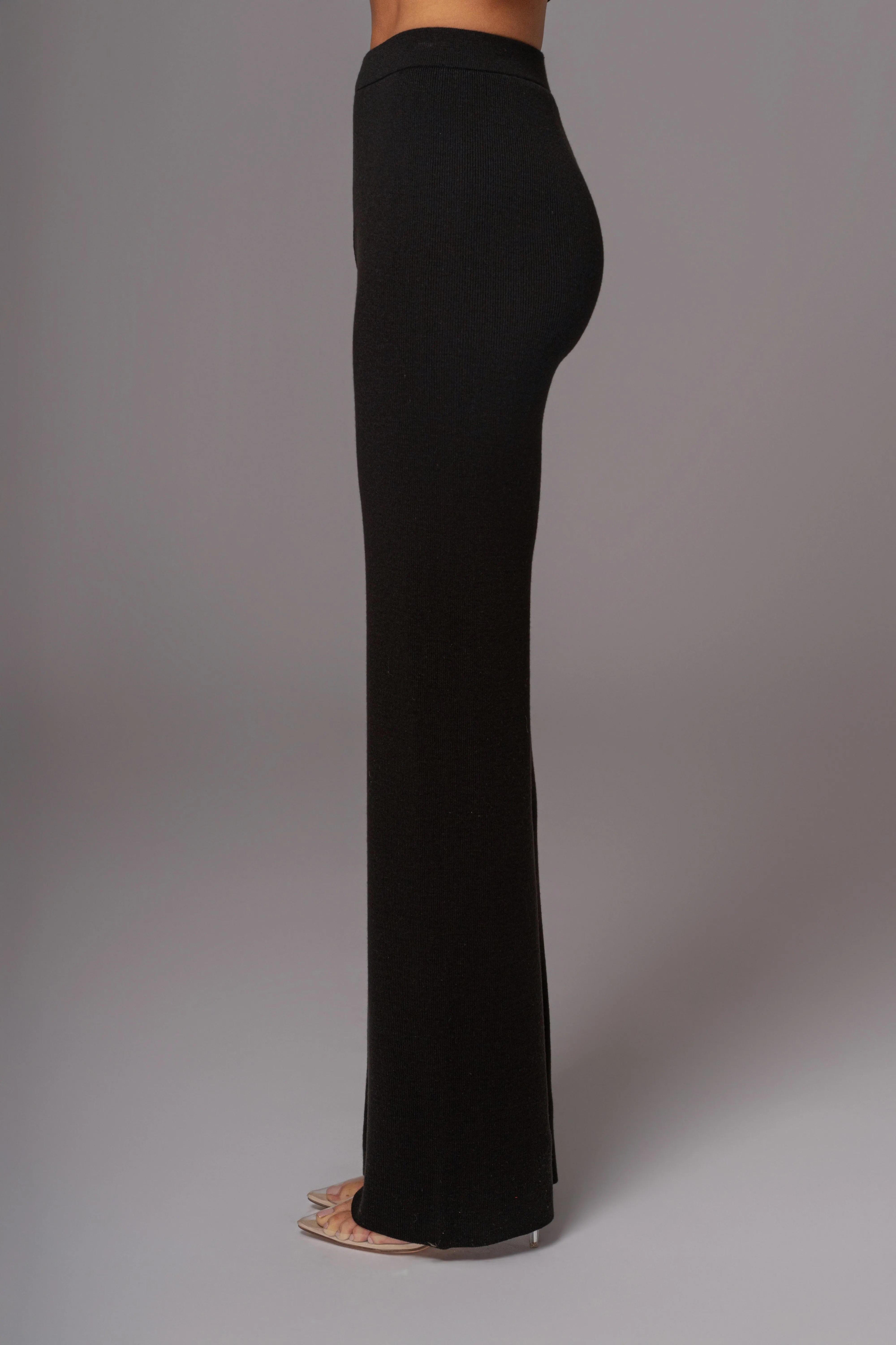 Black Alani Knit Pants
