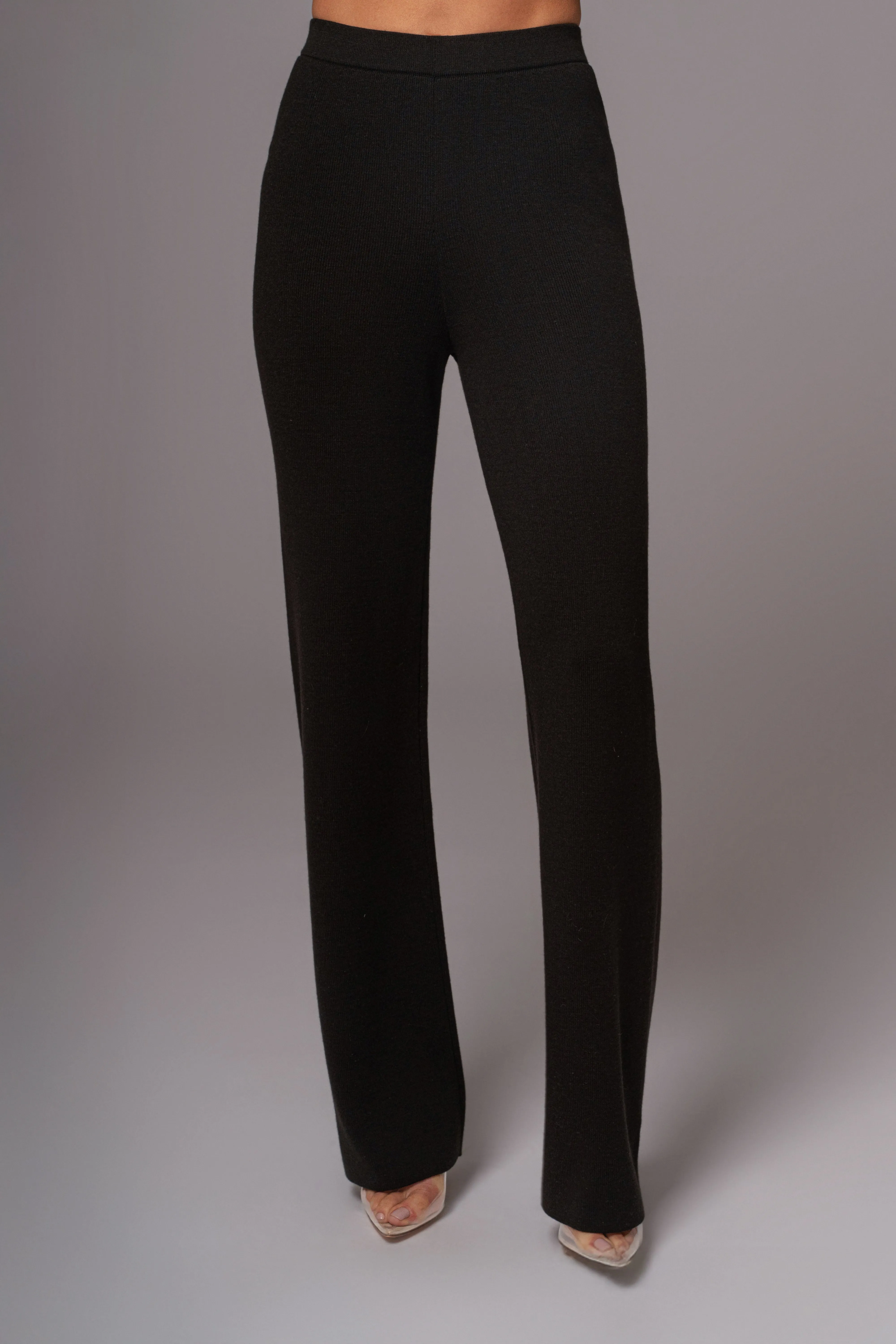 Black Alani Knit Pants