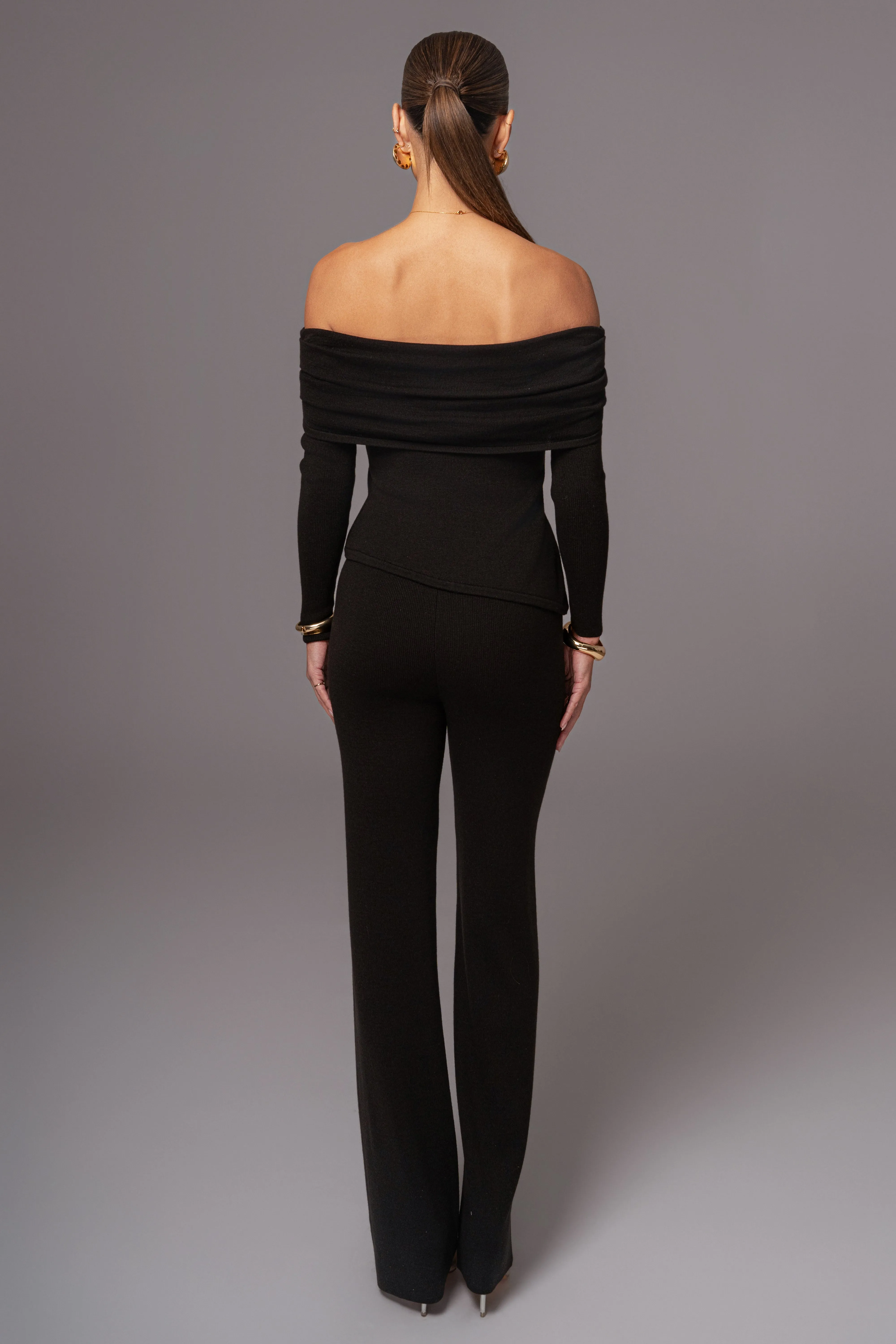 Black Alani Knit Pants