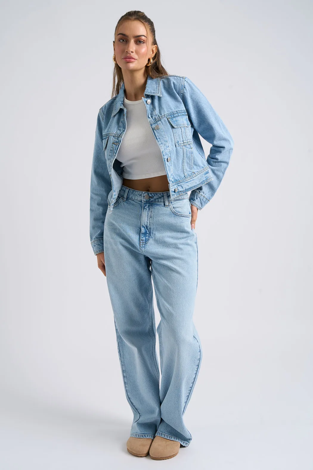 Bleach Wide Leg Jean