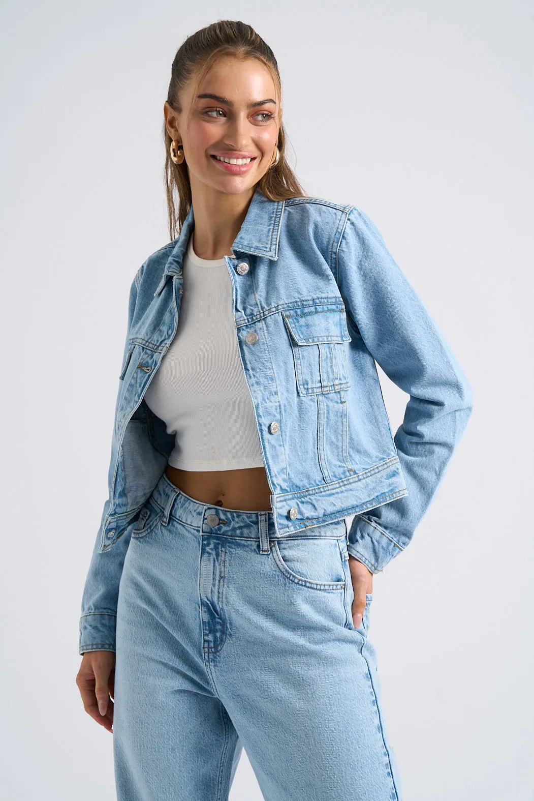 Bleach Wide Leg Jean
