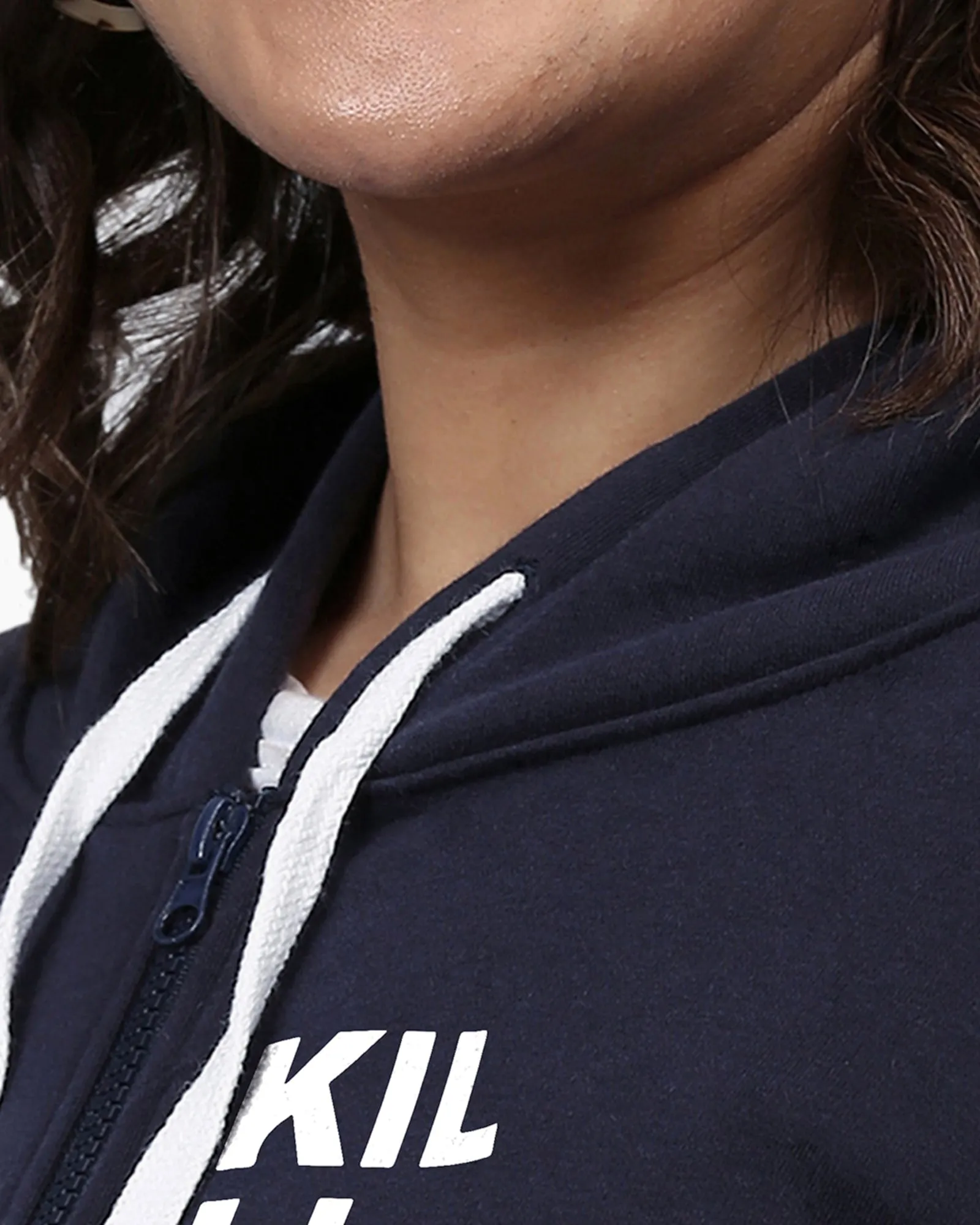 Blue "Killing It" Hooded Sweatshirt | Navy