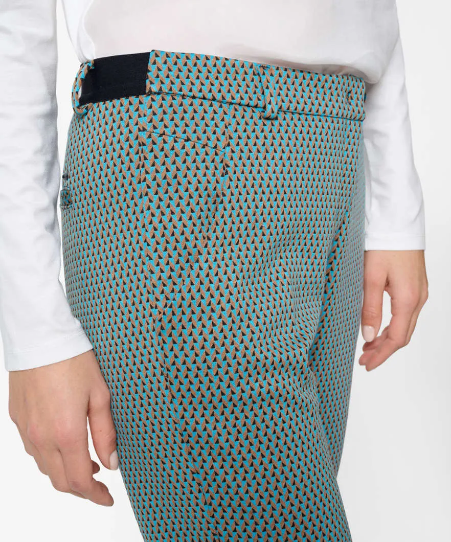 Brax Maron Print Pant
