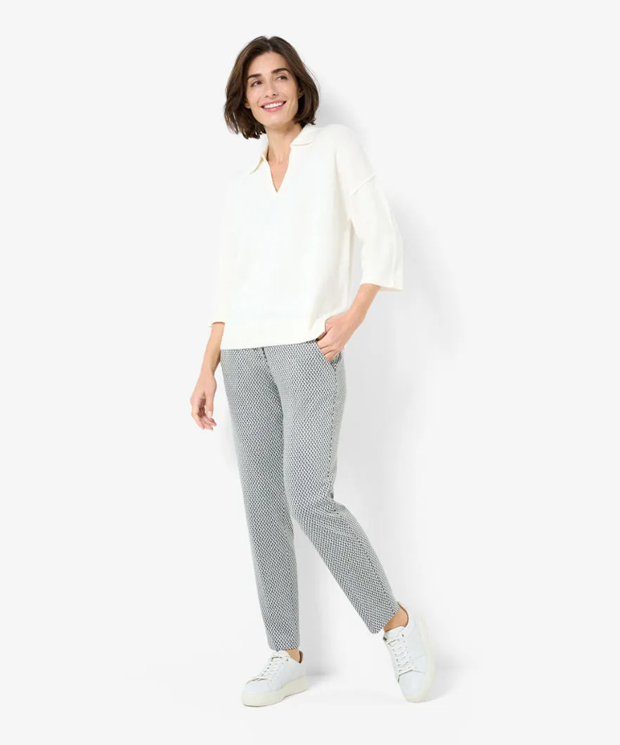 Brax Maron Print Pant