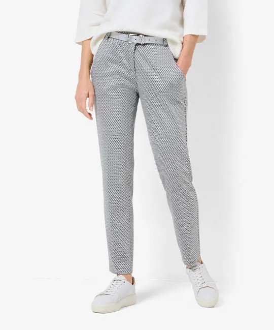 Brax Maron Print Pant