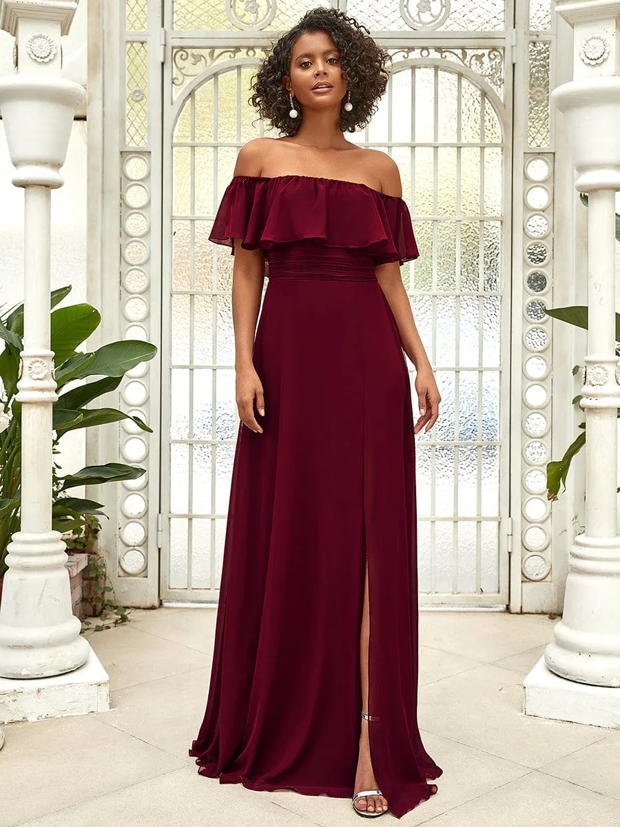 Burgundy Bridesmaid Dresses