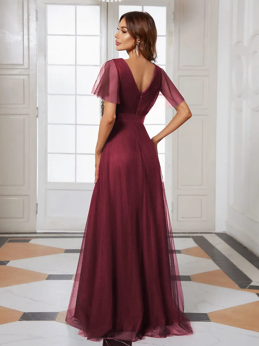 Burgundy Bridesmaid Dresses