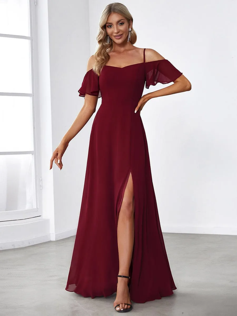 Burgundy Bridesmaid Dresses