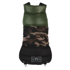 CAMO COLORBLOCK PUFFER