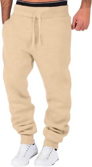 Cargo Pants for Men Work Fit Trousers Men's Tear Away Pants Basketball Casual Training Pant Warm Up Loose Casual Open