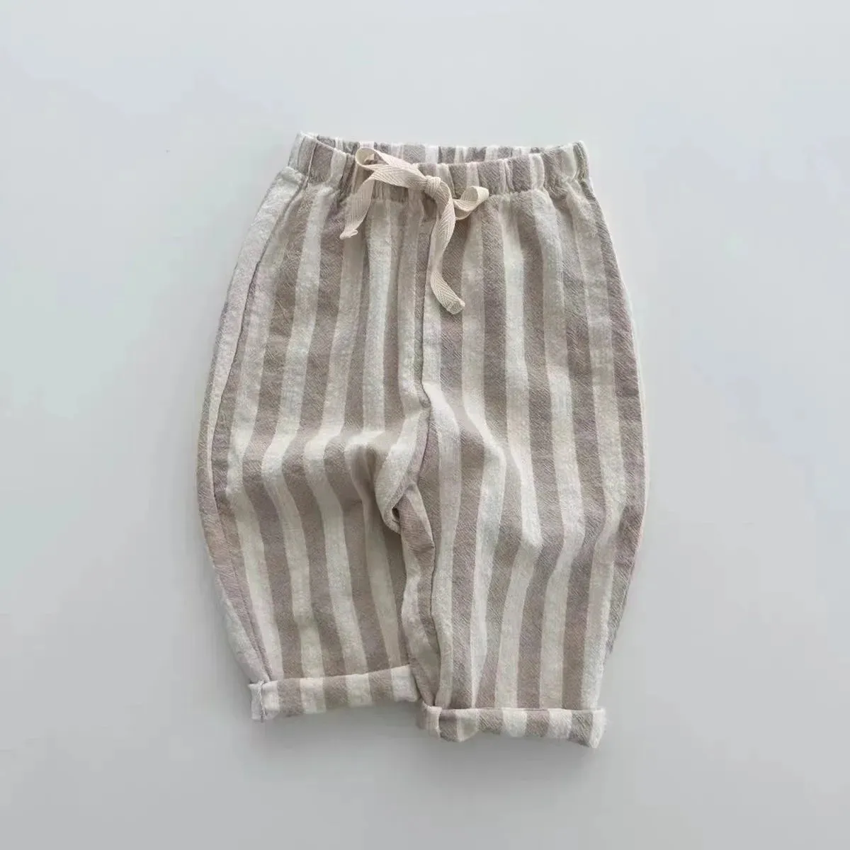Children Clothing Spring Summer Kids Soft Comfortable Striped Jogger Pants Newborn Baby Loose Trousers for Toddler Boys Girls