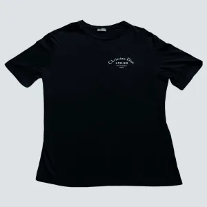 Christian Dior Atelier Cotton T-Shirt Black (Xl)