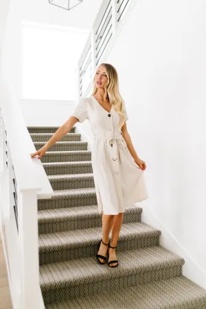 Classic Khaki Dress