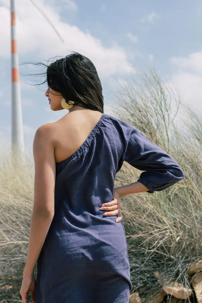 Classic one shoulder dress