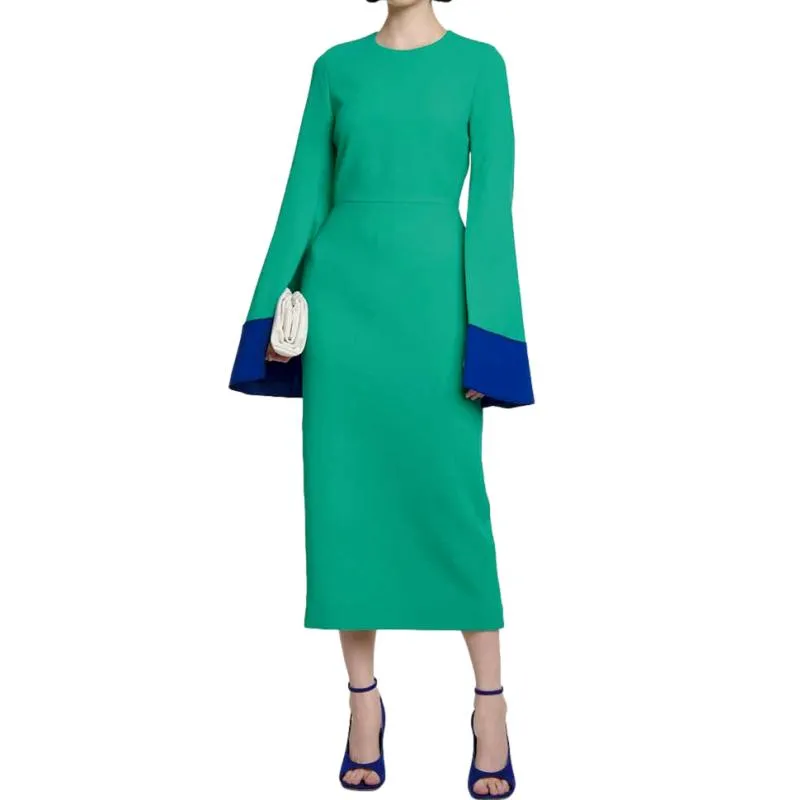 Classic Shawl Sleeve Dress
