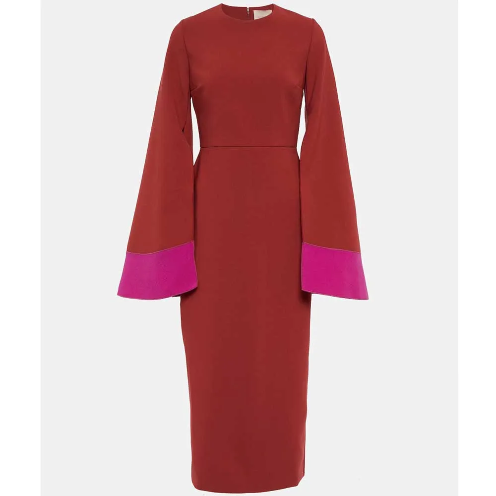 Classic Shawl Sleeve Dress
