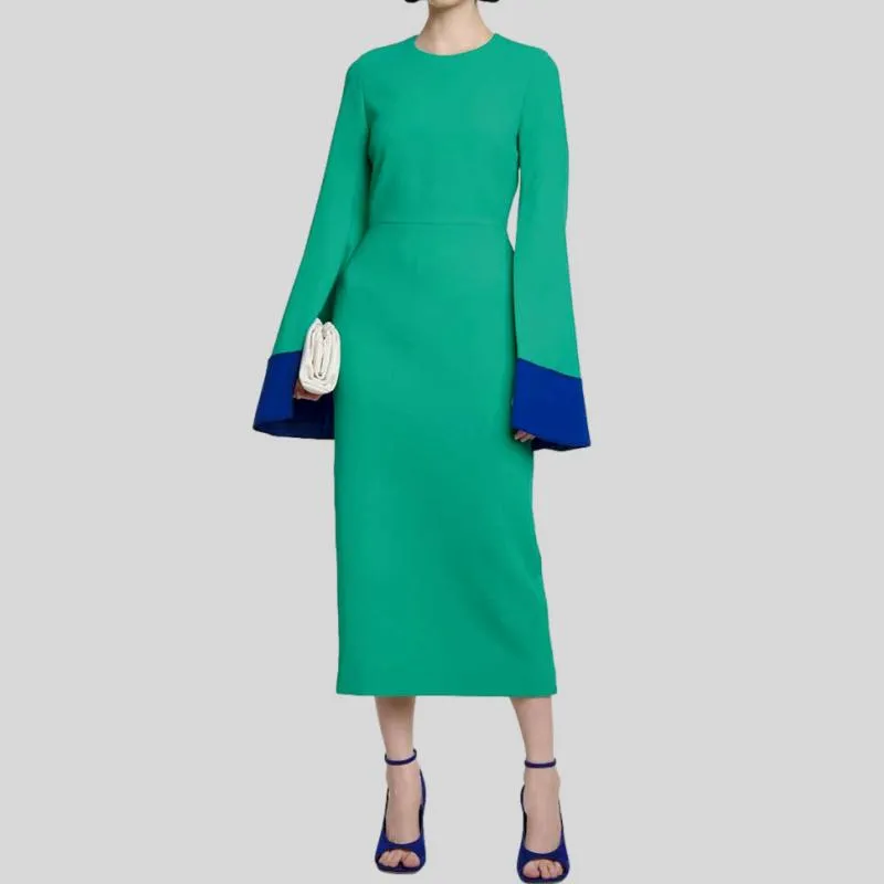 Classic Shawl Sleeve Dress