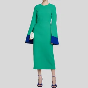 Classic Shawl Sleeve Dress