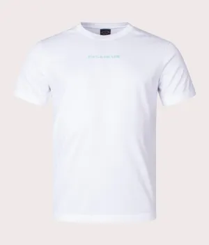 Contrast Logo Knitted T-Shirt