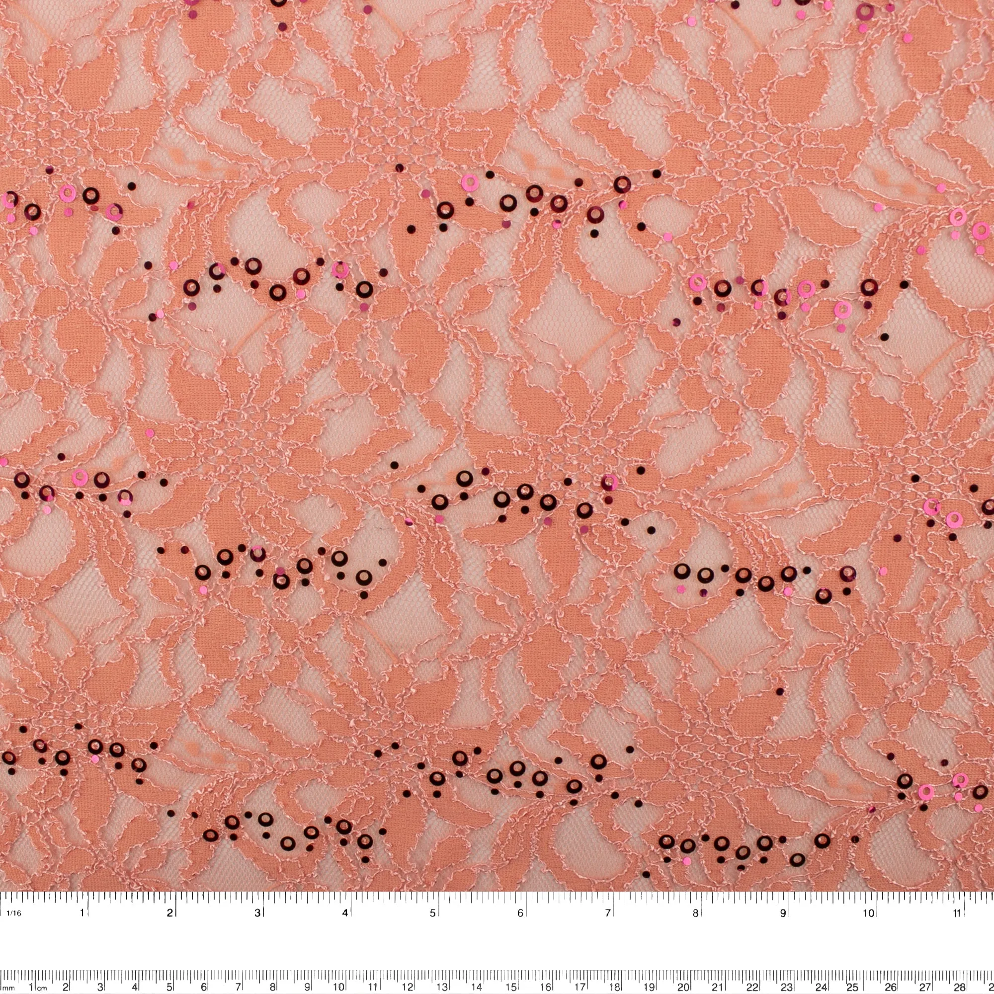 Corded lace - VIRGINIA - Petal pink