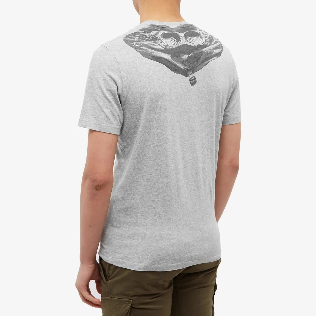 CP Company Grey Goggle Print T-Shirt
