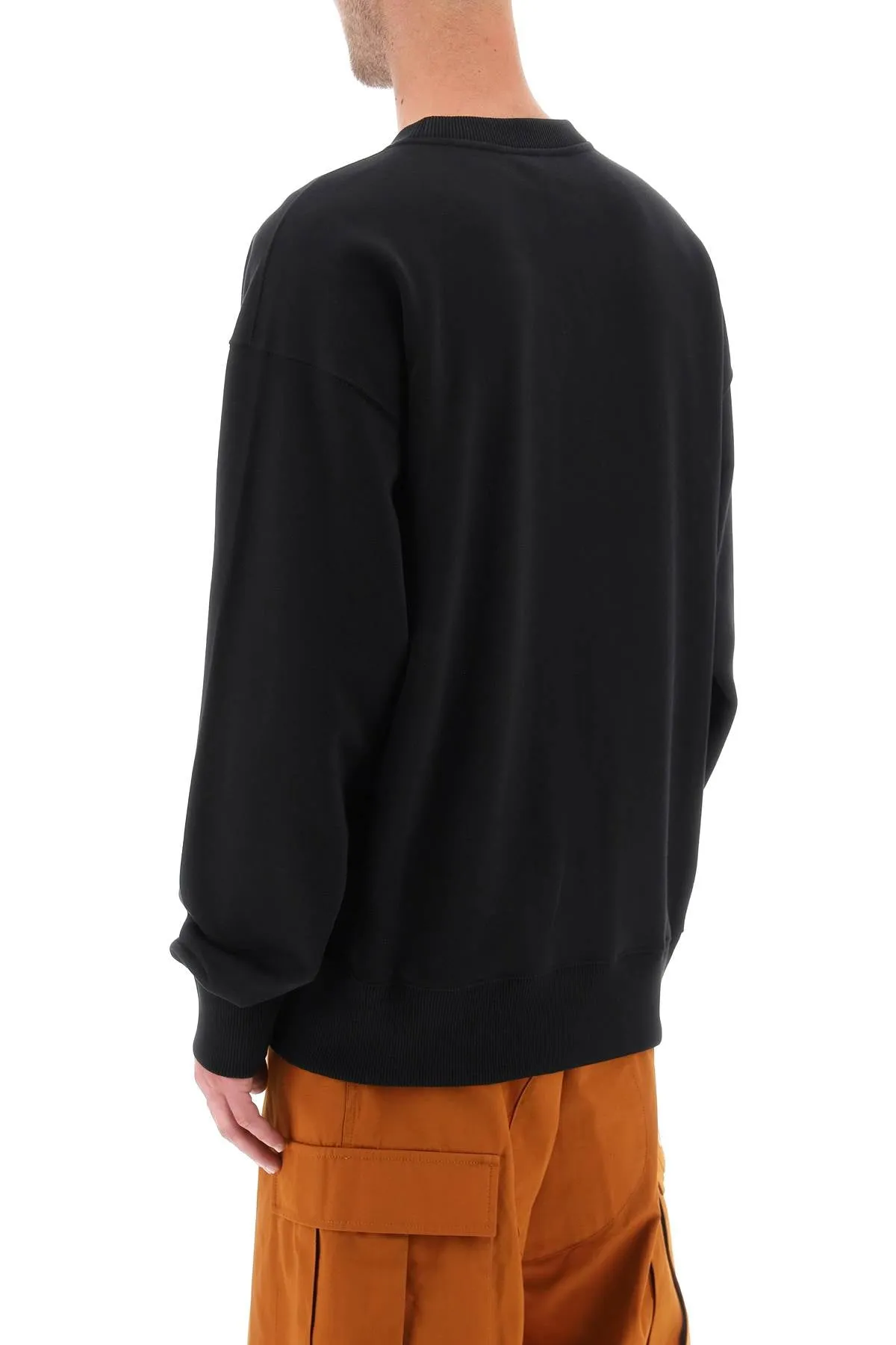 crew-neck sweatshirt with kenzo target print