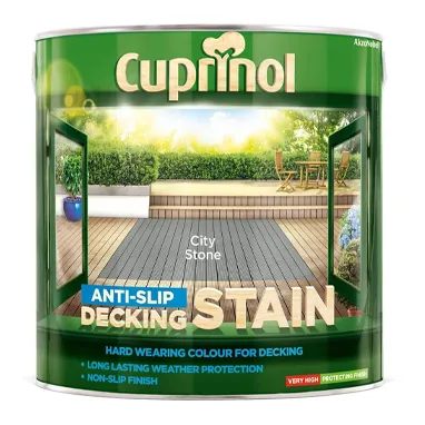 Cuprinol Anti Slip Decking Stain City Stone 2.5 Litre