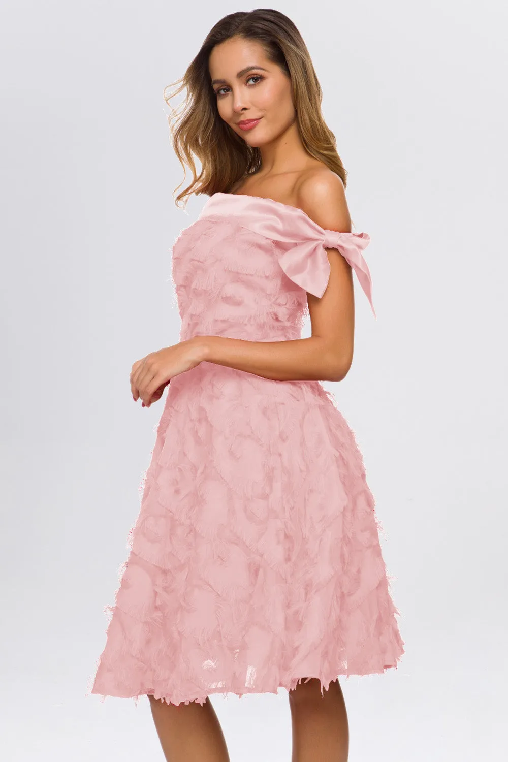 Elegant Short Off the Shoulder Prom Dresses