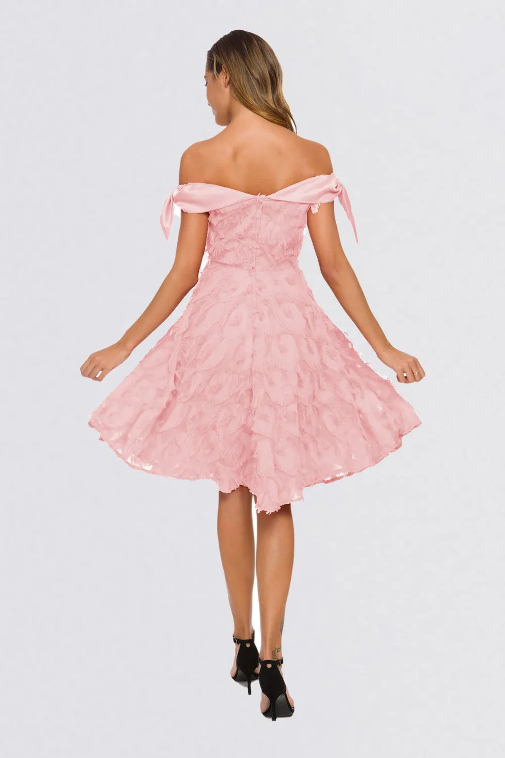 Elegant Short Off the Shoulder Prom Dresses