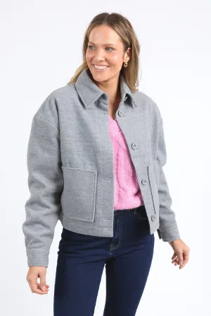 Elm Beck Jacket Grey Marle