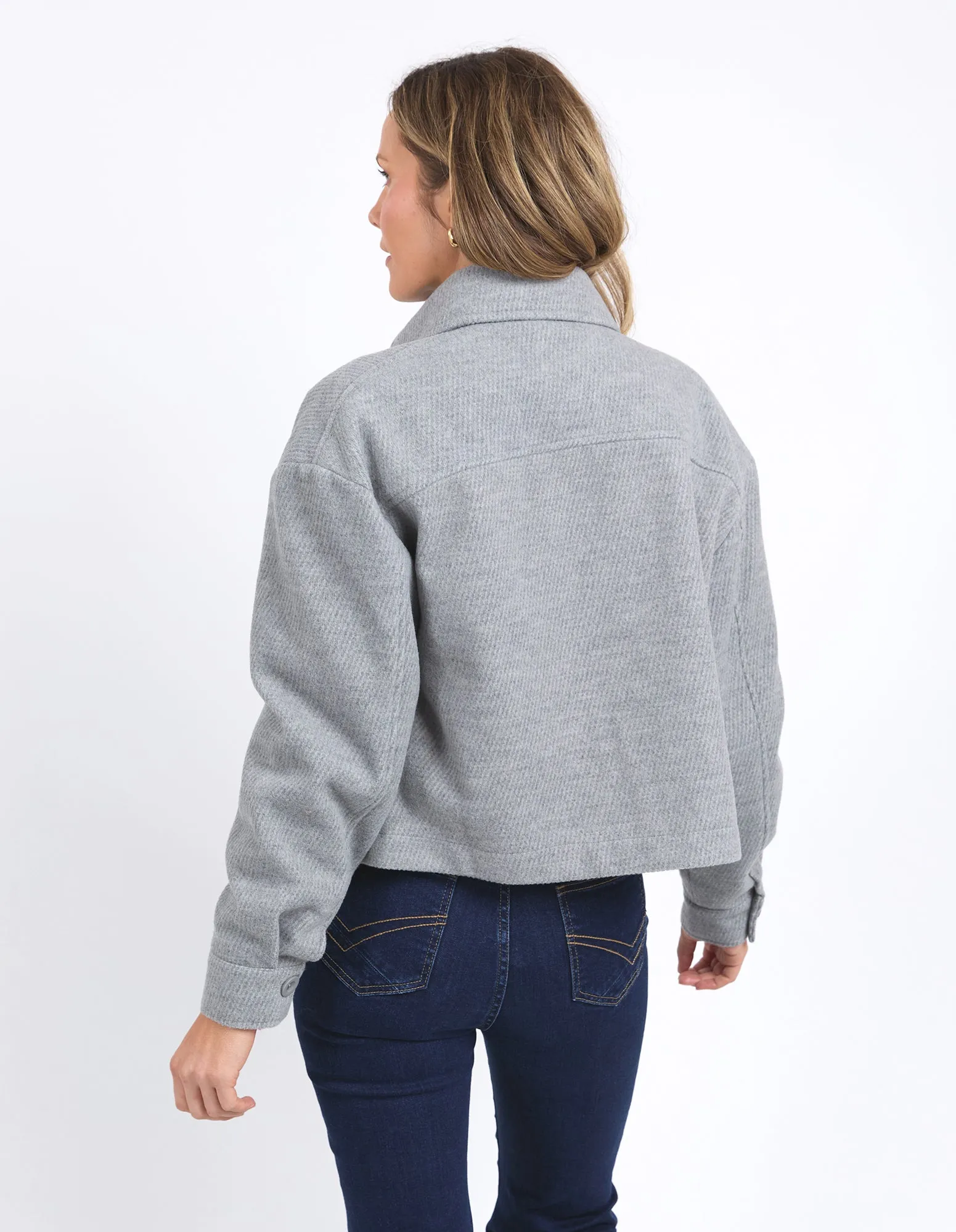 Elm Beck Jacket Grey Marle