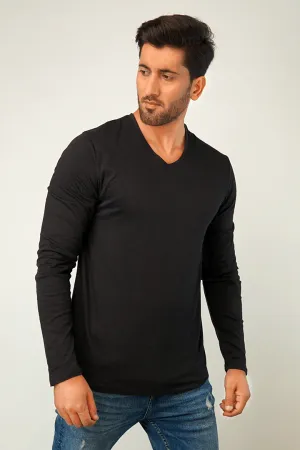 Embargo V-Neck Full Sleeve T-Shirt