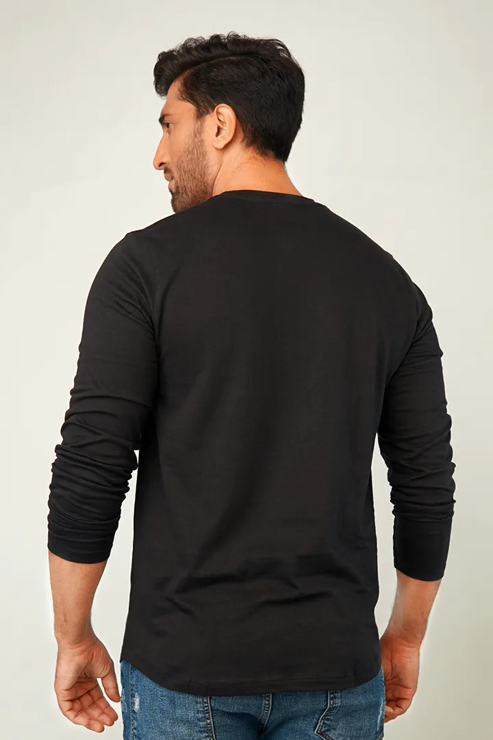 Embargo V-Neck Full Sleeve T-Shirt