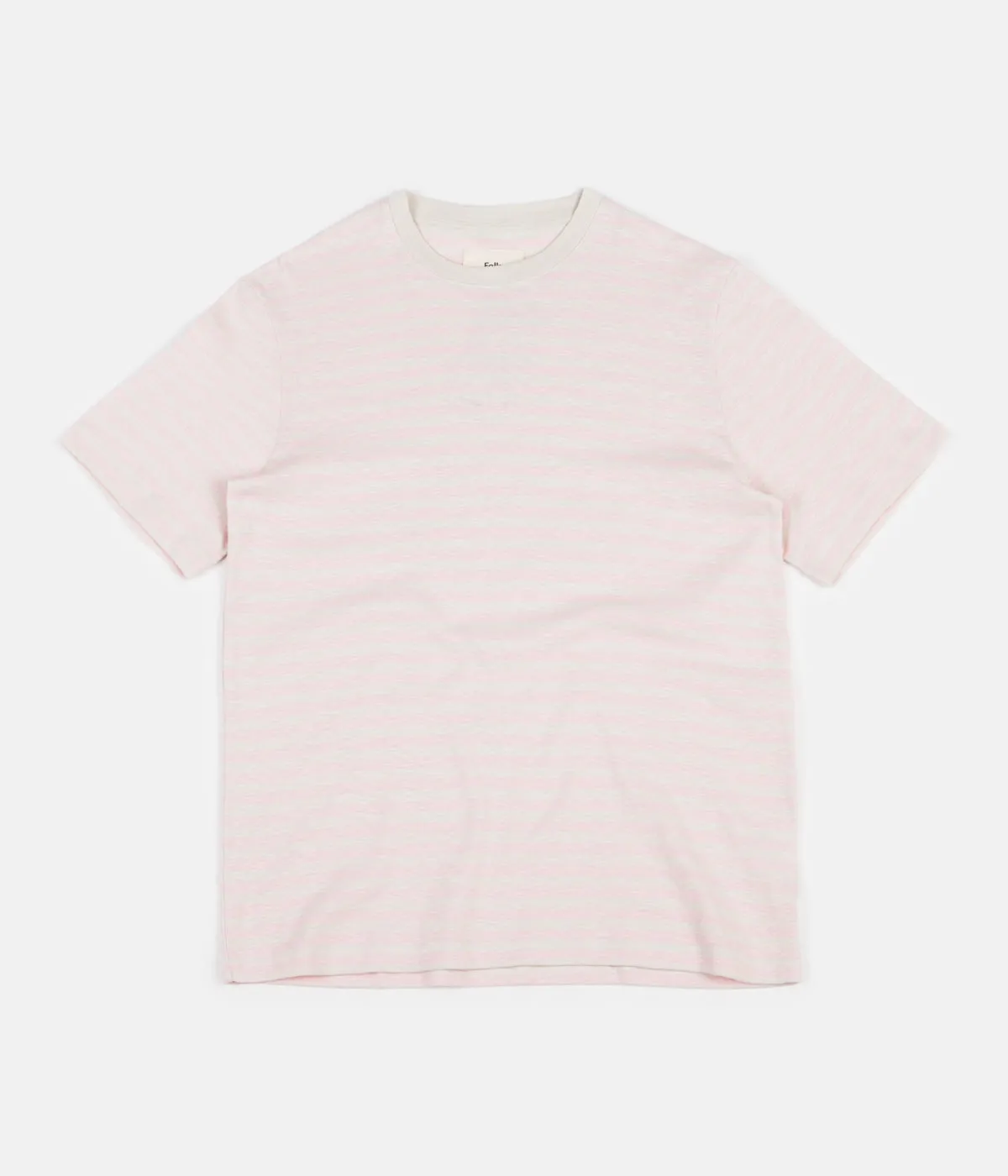 Folk Classic Stripe T-Shirt - Pink Ecru