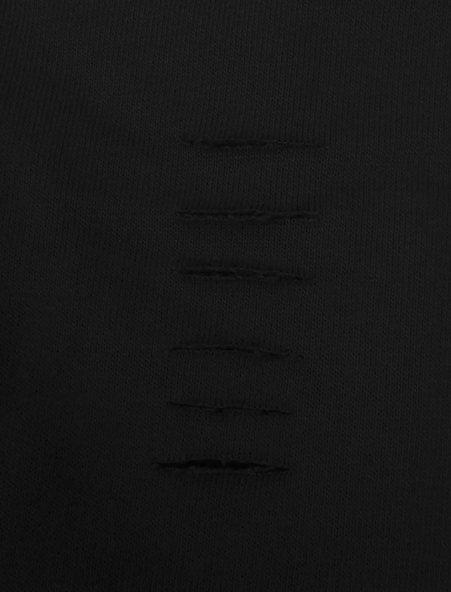 Freddy Destroyed Ripped Front T-Shirt in Black
