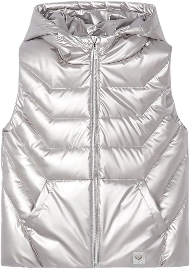 Girls Quilted Padded Vest by Mayoral