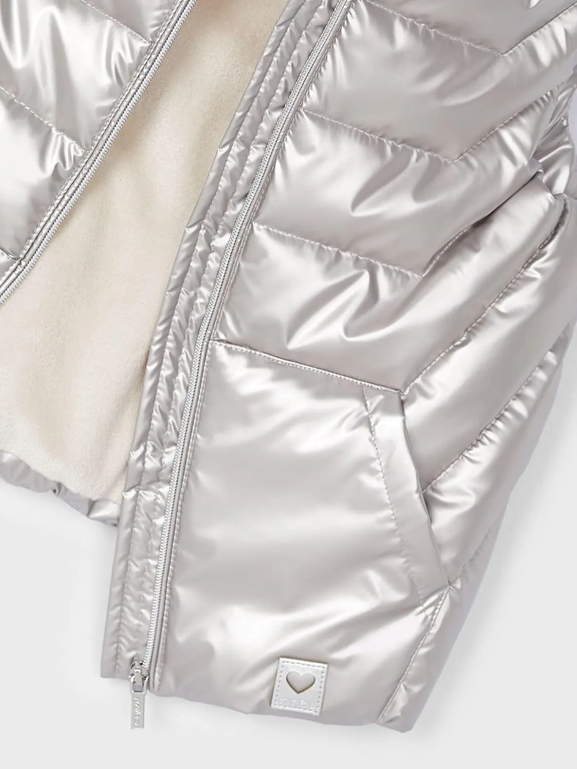 Girls Quilted Padded Vest by Mayoral