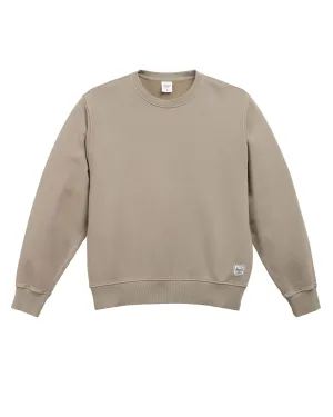 Herschel Men's Pigment Dye Classic Crew  Sweatshirt - Abbey Stone
