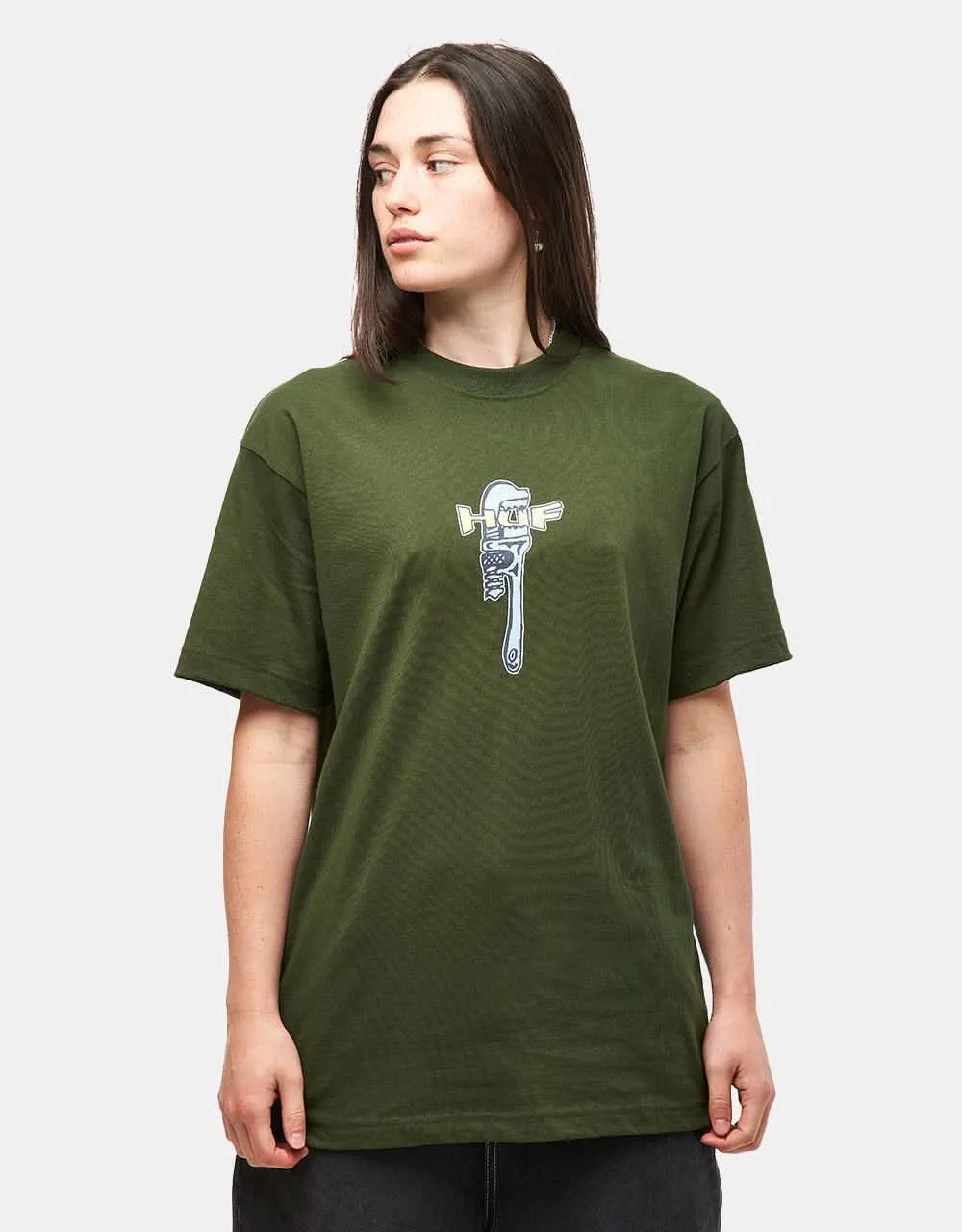HUF Vise T-Shirt - Hunter Green