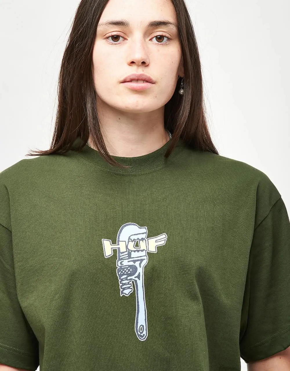 HUF Vise T-Shirt - Hunter Green