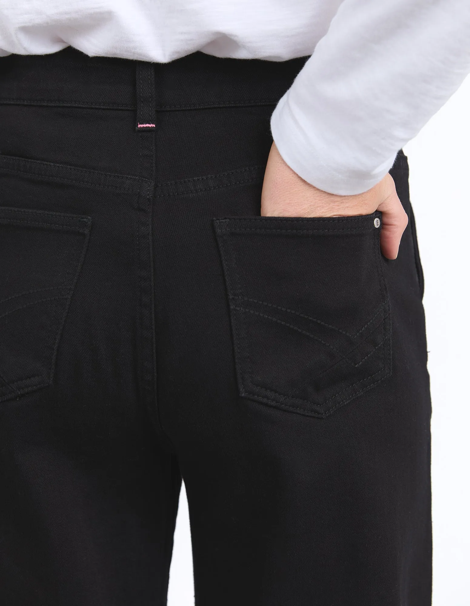 Izzy Wide Leg Jeans - Black