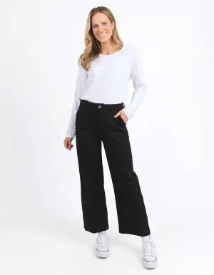 Izzy Wide Leg Jeans - Black